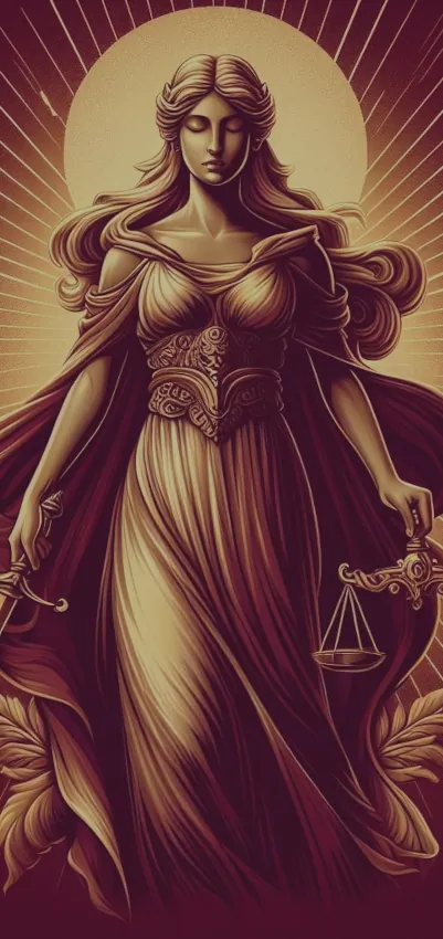 Deusa da Justiça.